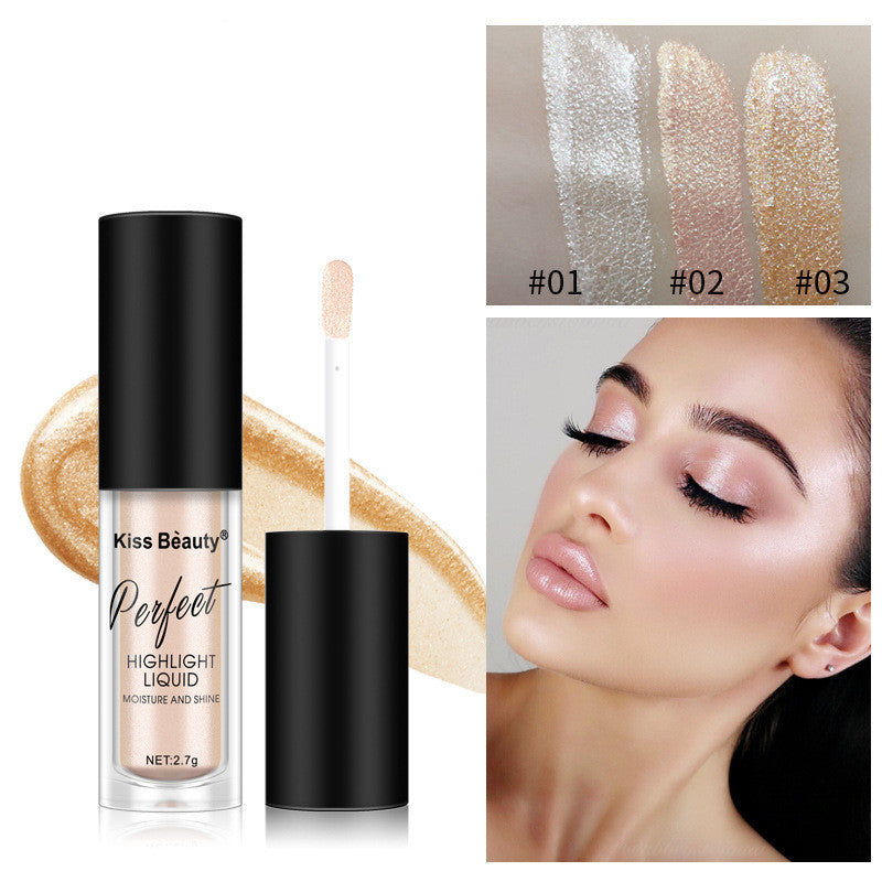 High Gloss Lying Silkworm Brightening Liquid Foundation Concealer For A Long Time