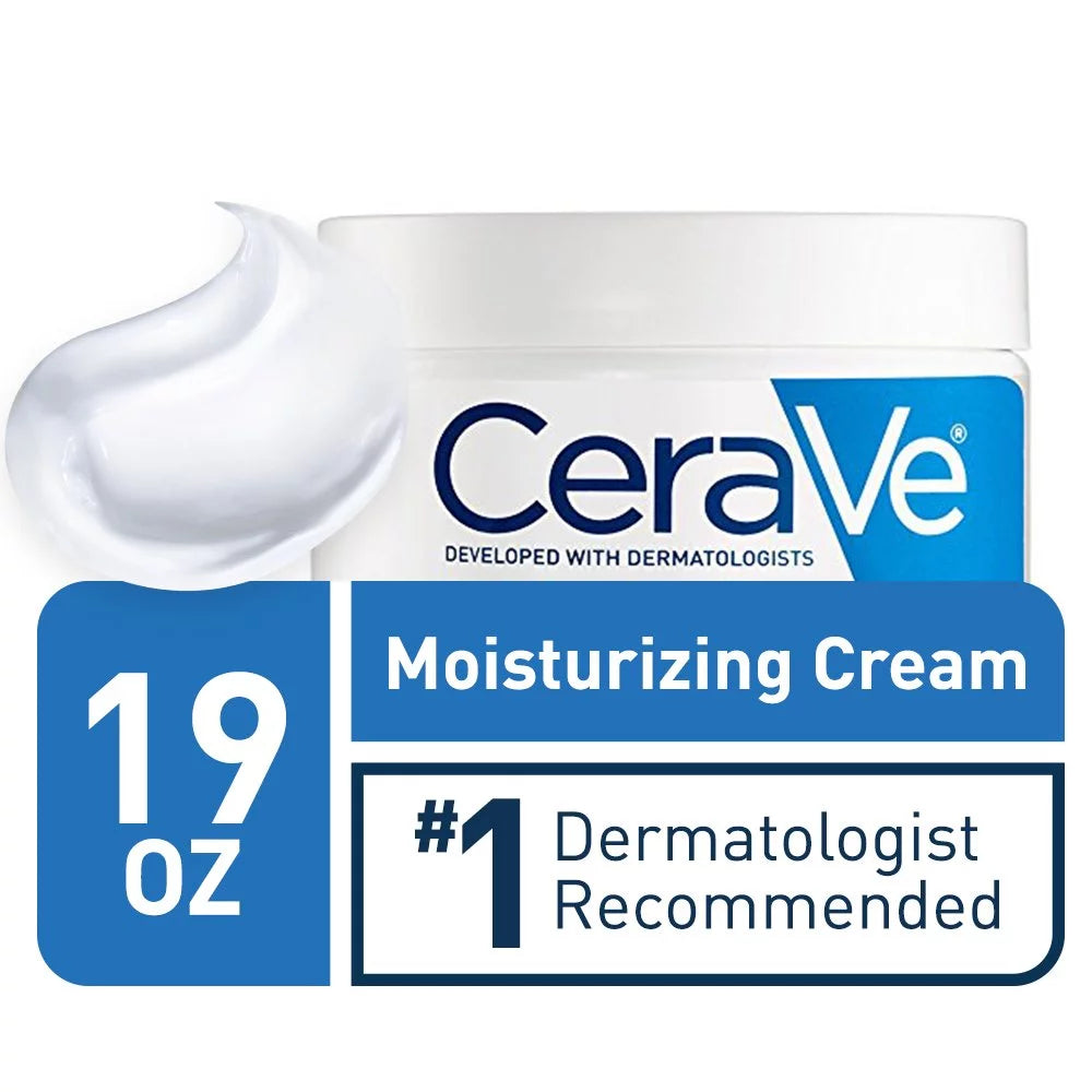 Moisturizing Cream | Body and Face Moisturizer for Dry Skin | Body Cream with Hyaluronic Acid and Ceramides | 19 Ounce