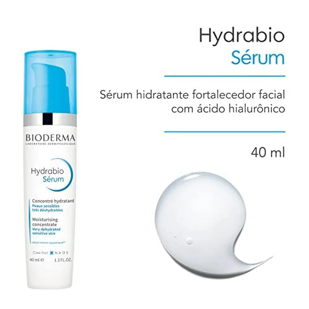 Hydrabio Serum Moisturising Serum 1.3Oz Facial Hydrating Serum for Dehydrated Sensitive Skin