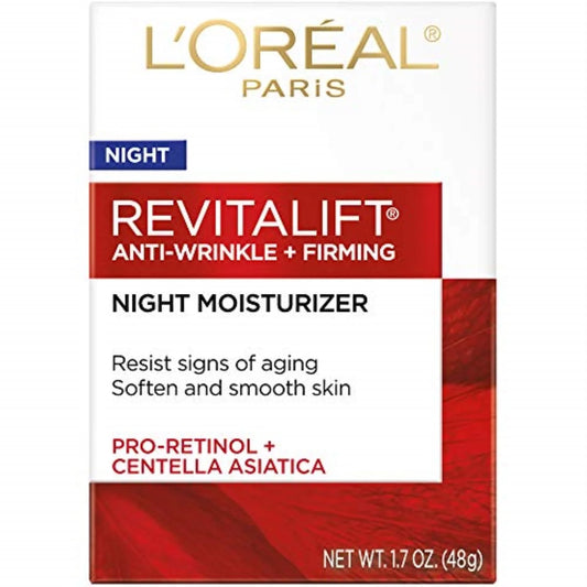 Loreal Revitalift anti Wrinkle Firming Night Moisturizer 1.7Oz. 48G New in Box