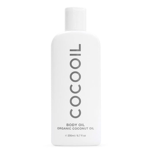 Organic Coconut Body Oil | Natural Botanical Oils, Lightweight, Non-Greasy, Reduces Skin Redness and Roughness | 6.7 Fl. Oz