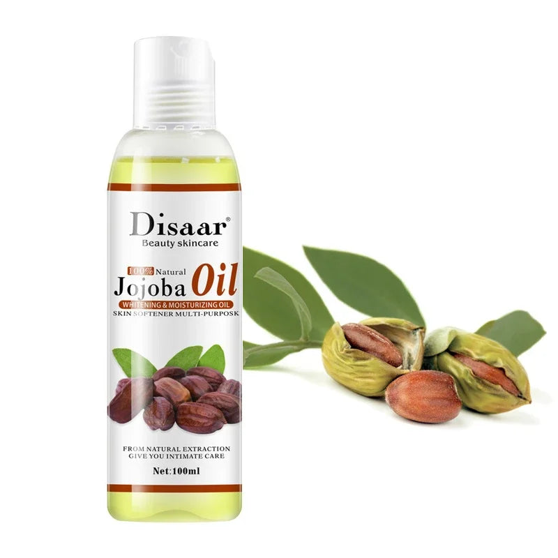 Natural Organic Jojoba Oil anti Aging Firming Skin Face Moisturizing Relaxing Massage Oil Hair Repair Skin Care Body Oil