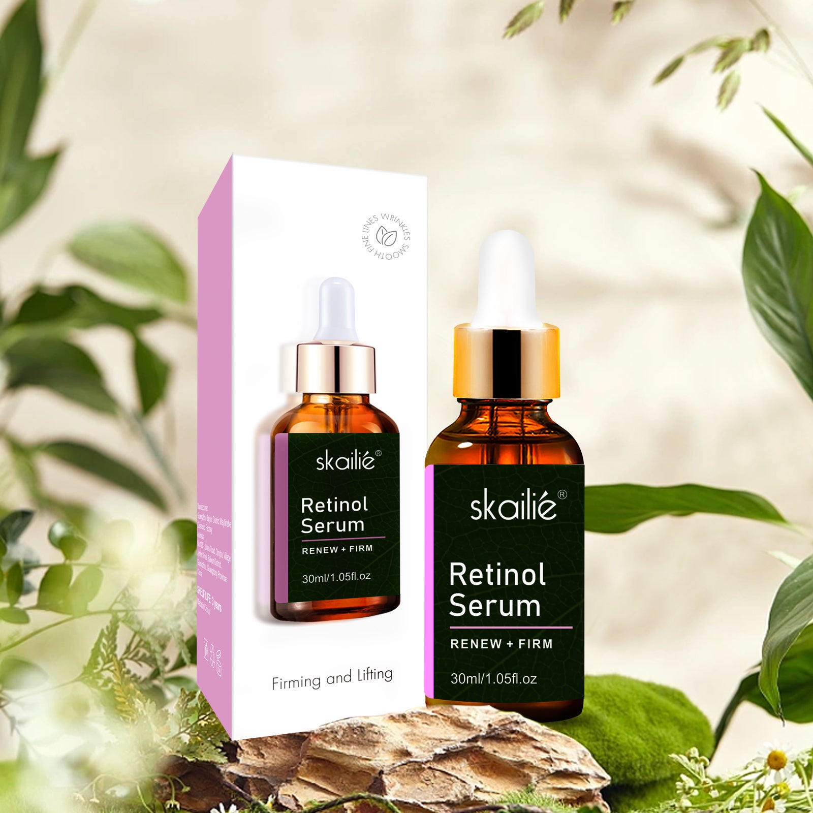 Retinol serum for sensitive skin