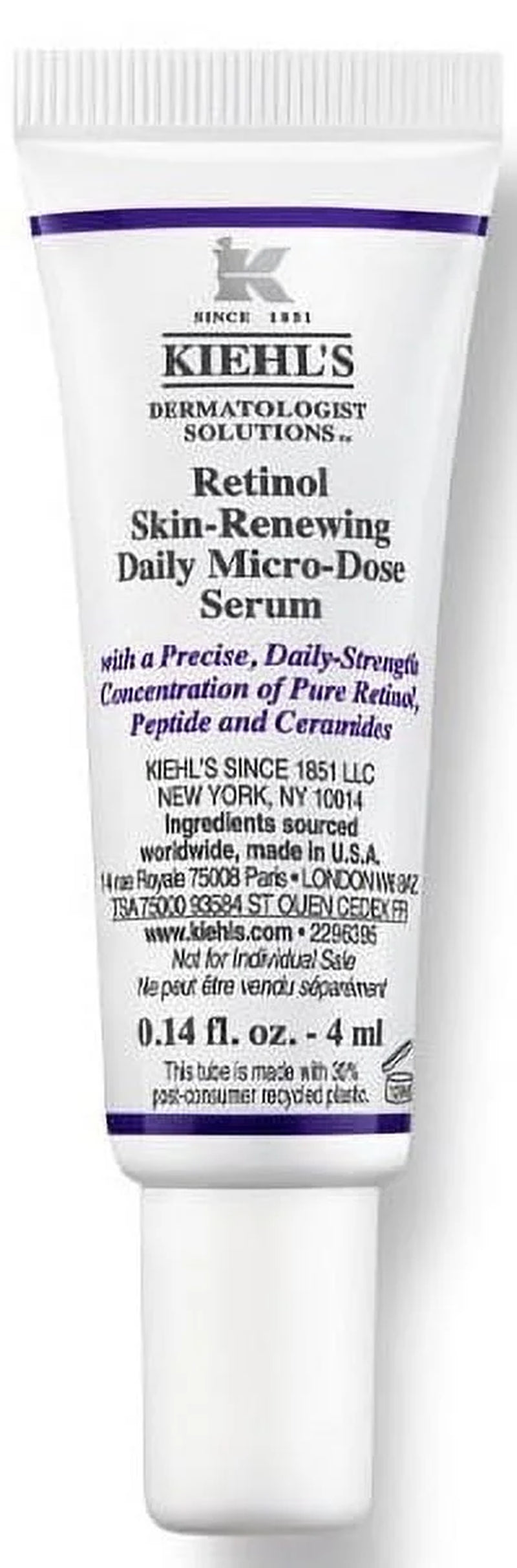 5-Pack  since 1851 Retinol Skin Renewing Daily Micro-Dose Serum, 0.14Oz/4Ml X 5 = 0.7 Oz / 20 Ml