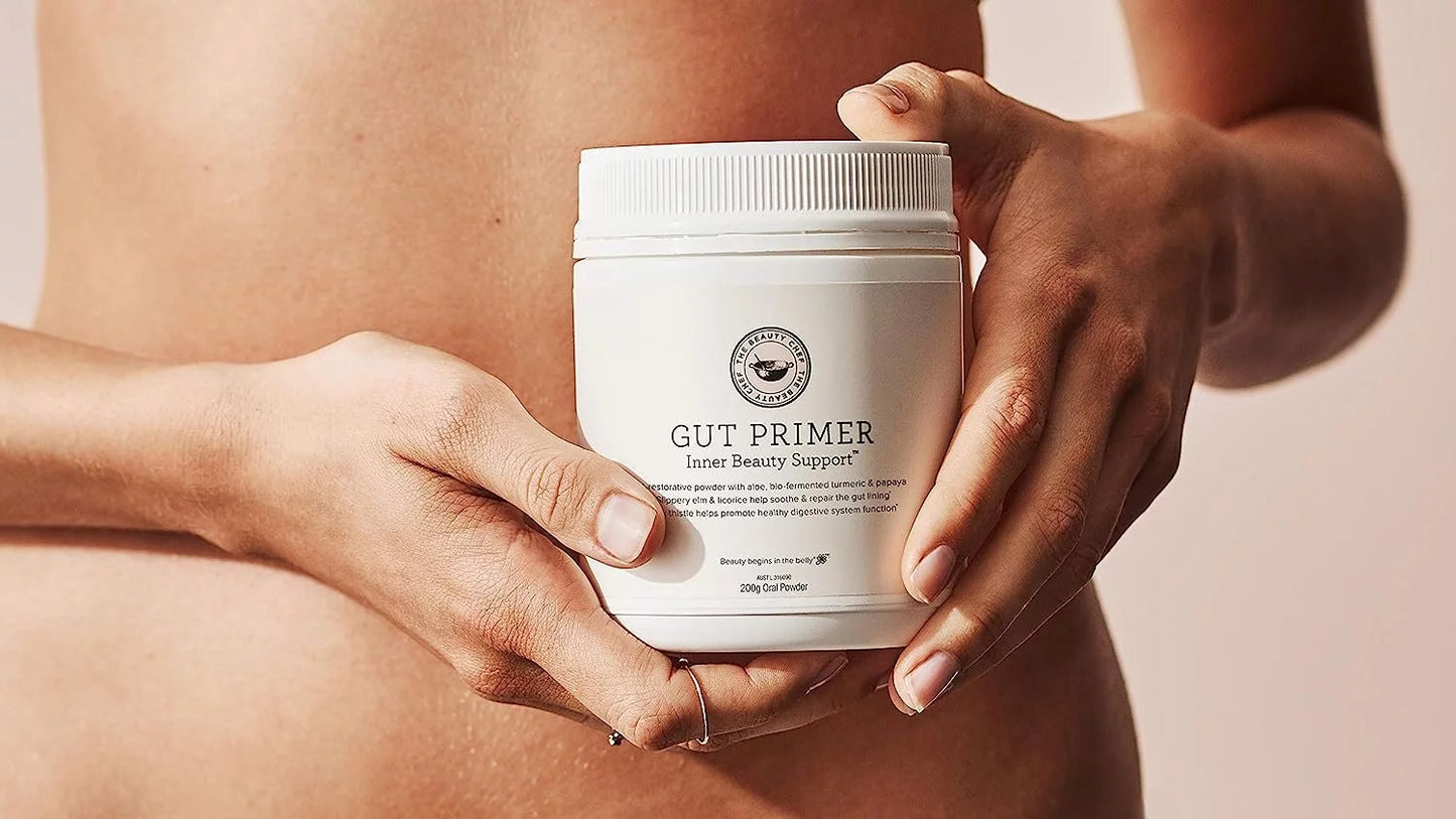 - Gut Primer Inner Beauty Support Clean, Vegan Inner Beauty Supplements 7.1 Oz