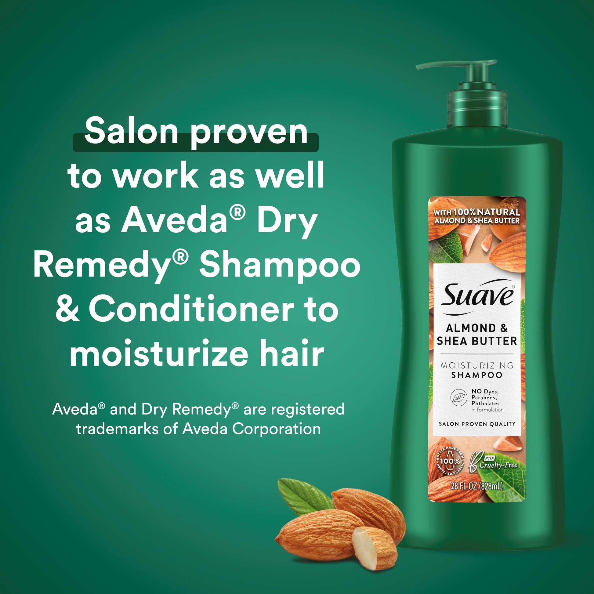 Professionals Moisturizing Shampoo and Conditioner Set, Almond & Shea Butter, 28 Fl Oz, 2 Pack