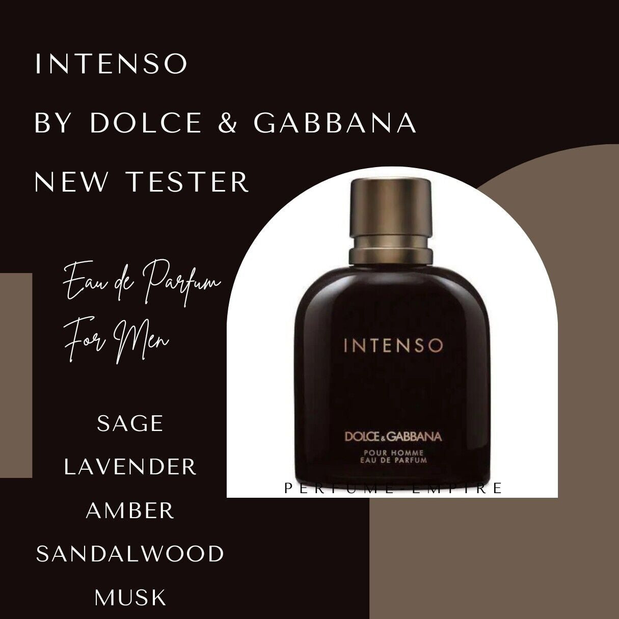 INTENSO by Dolce & Gabbana 4.2 Oz EDP Cologne for Men NEW Tester