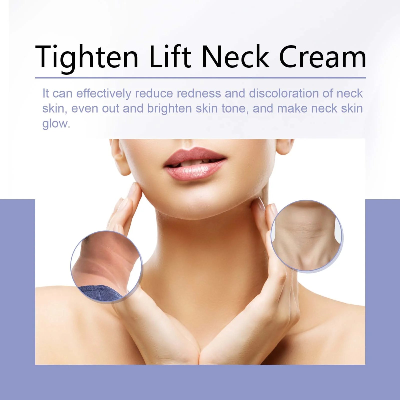 Neck Firming Cream Lifting Sagging Skin, Anti-Aging Neck Cream for and for an Even Skin Tone and Neck, Skin Care Moisturizer Face Cream