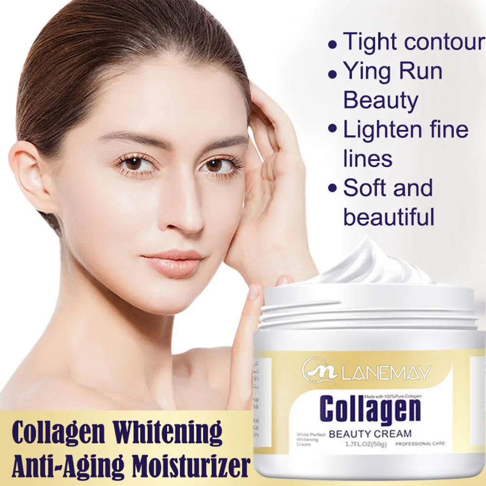 50G Collagen Face Cream anti Wrinkle Anti-Aging Moisturizing Whitening Creams Facial Moisturizer Skin Care Products