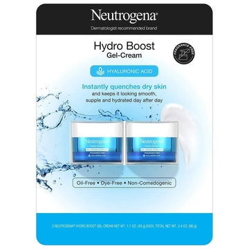 Hydro Boost Gel Cream Moisturizer for Dry Skin - 50 Ml - 2 Pack