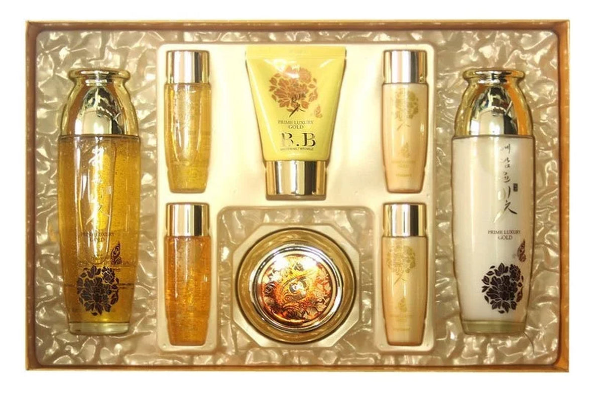 Prime Luxury Gold Women Skin Care Set (7Pcs) Korean Cosmetics