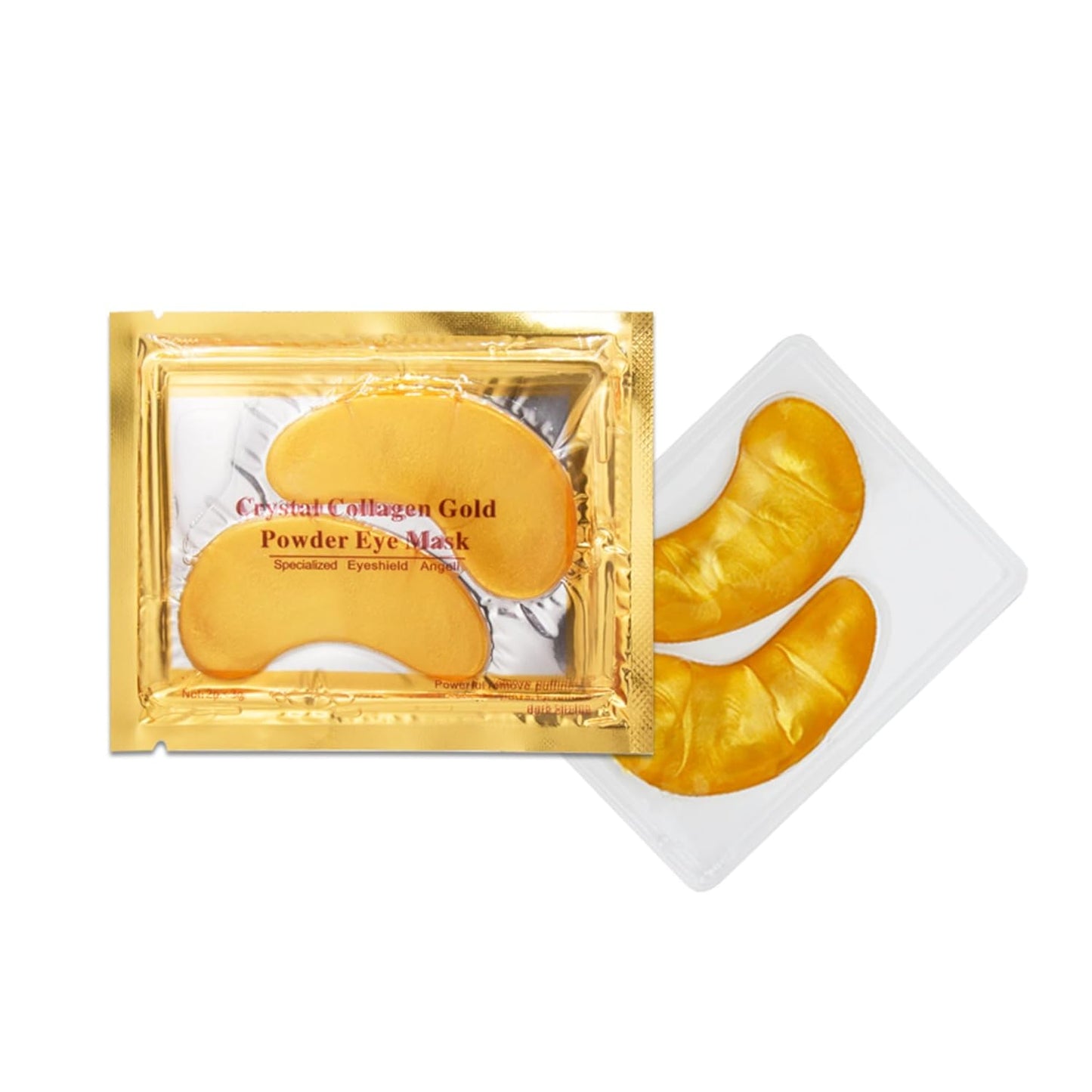 10 Gold Under Eye Patches - 24k Collagen Powder Gold Eye Mask, Under Eye Patches for Dark Circles & Puffy Eyes Treatment Eye Gel Pads to Reduce Eyebags & Lifts Your Skin Anti Aging Gel Eye Mask