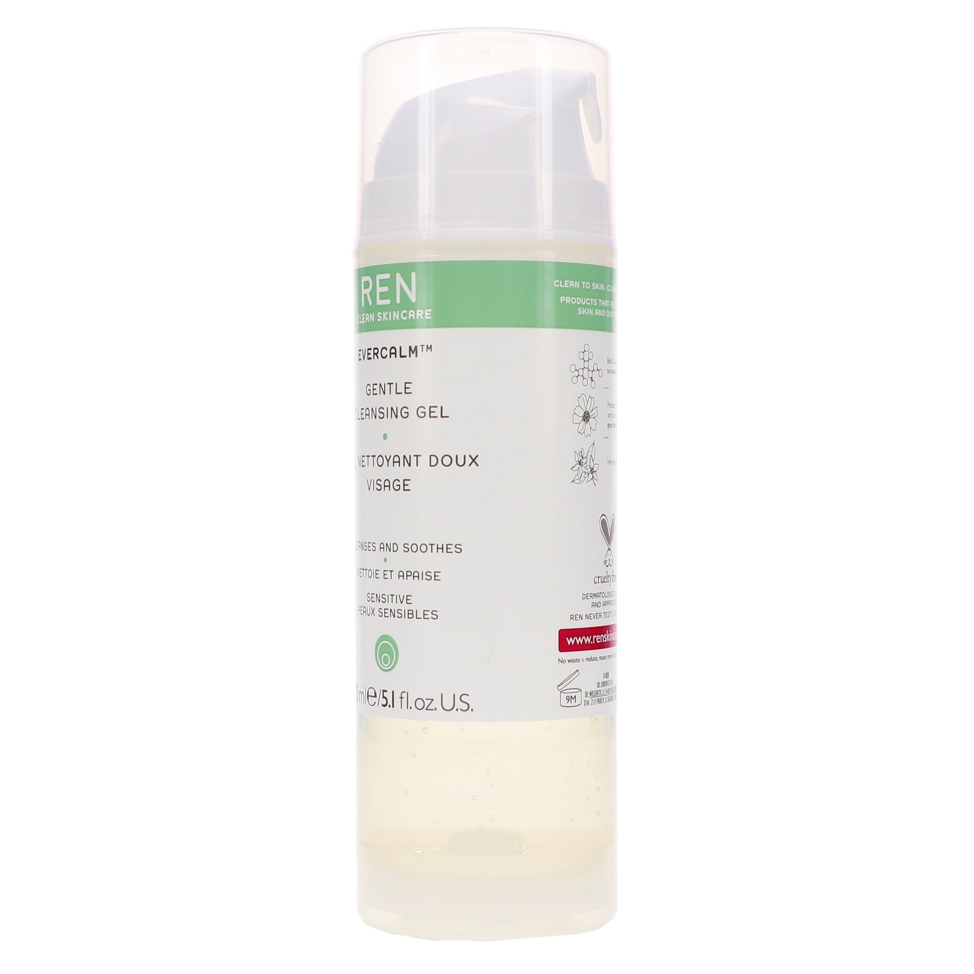 Skincare Clean Skincare Gentle Cleansing Gel 5.1 Oz