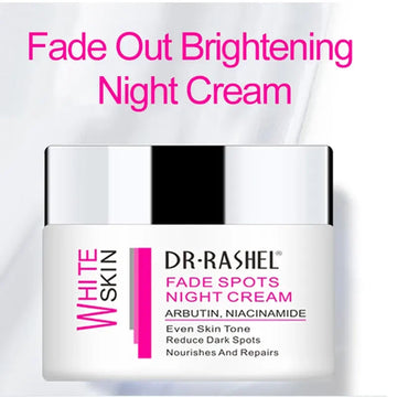 DR.RASHEL Argan Oil Night Cream Amino Acid Collagen Lighten Melanin Face Whitening Creams Reduce Fine Lines 50G