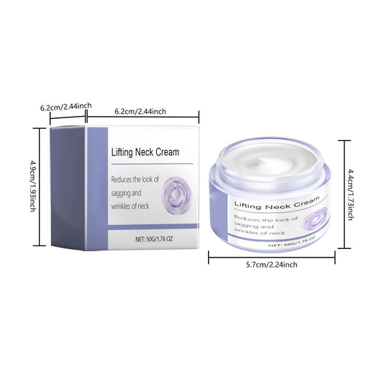 Neck Firming Cream Lifting Sagging Skin, Anti-Aging Neck Cream for and for an Even Skin Tone and Neck, Skin Care Moisturizer Face Cream