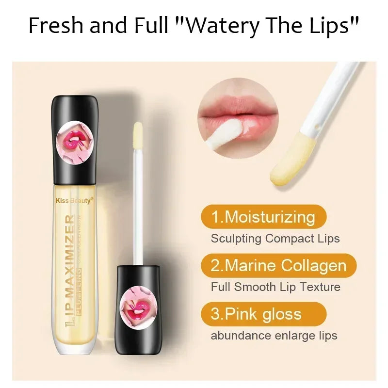 Instant Volume Lips Plumper Oil Moisturizing Repairing Reduce Lip Fine Line Cosmetics Sexy Lip Plump Enhancer Makeup Cosmetics