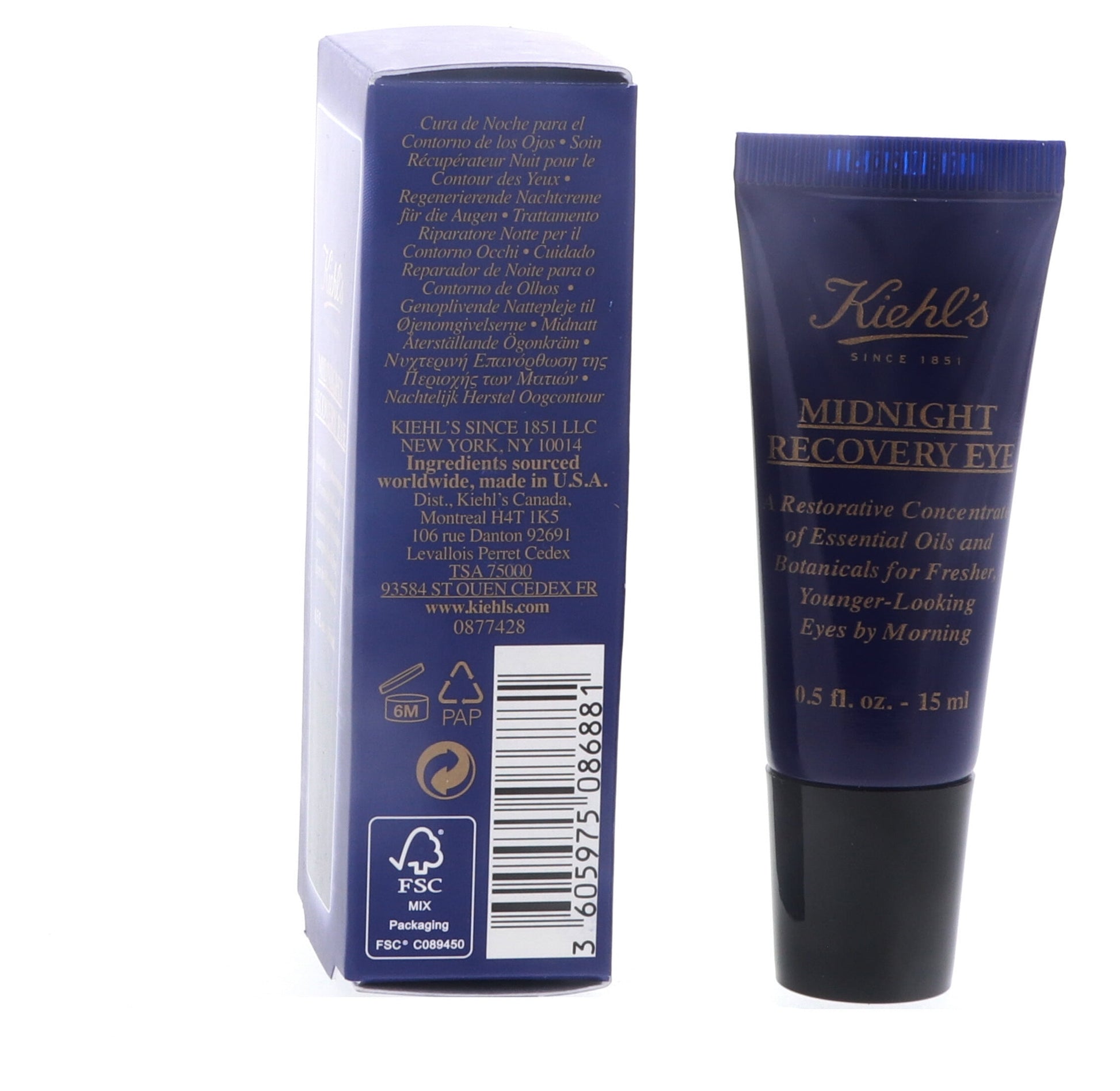 Kiehl,S Midnight Recovery Eye, 15 Ml