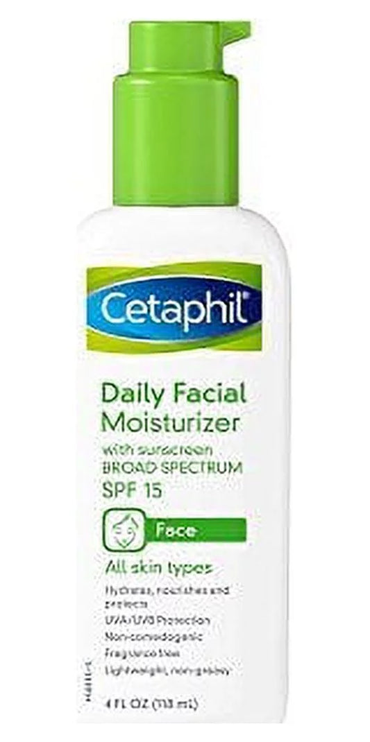 Daily Facial Moisturizer, SPF 15, Fragrance Free - 4 Fl Oz