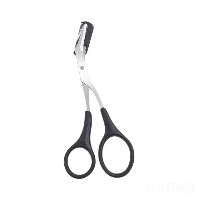 Eyebrow Trimmer Scissor Beauty Products for Women Eyebrow Scissors with Comb Stainless Steel Makeup Tools Beauty Scissors