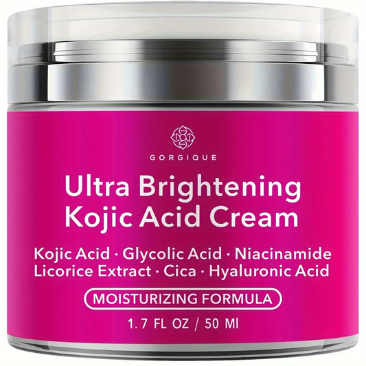 Kojic Acid Cream + Glycolic Acid + Niacinamide + Cica + Ha Moisturizer