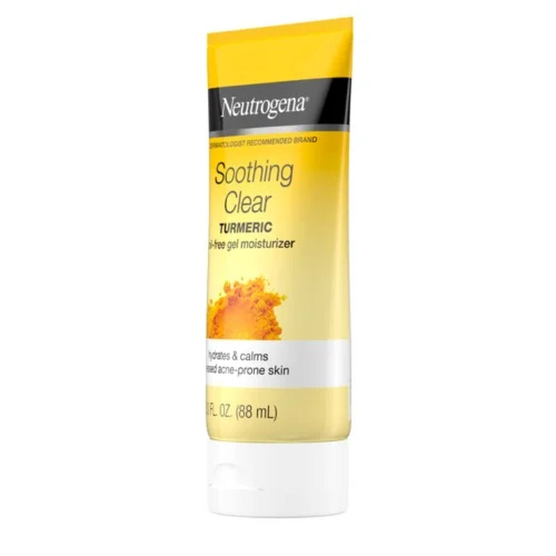 Soothing Clear Calming Turmeric Gel Moisturizer, 3 Fl Oz