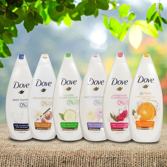 6-Pack Dove Body Wash Shower Gel