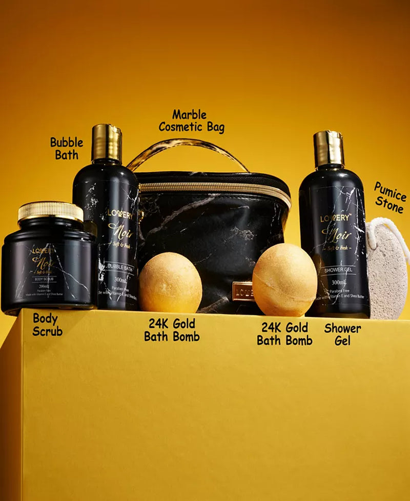 7-Pc. Noir Luxury Body-Care Gift Set