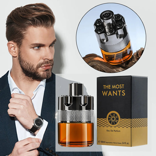 The Most Wanted Parfum Mens Spicy & Seductive Fragrance for Date Night Lasting Wear Irresistible Luxury Perfumes for Men (100Ml)