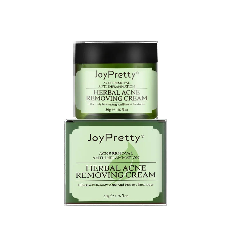 Herbal Acne Face Cream Pimple Marks Removal Oil Control Moisturizing Pockmark Smooth Facial Creams Skin Care Products Joypretty