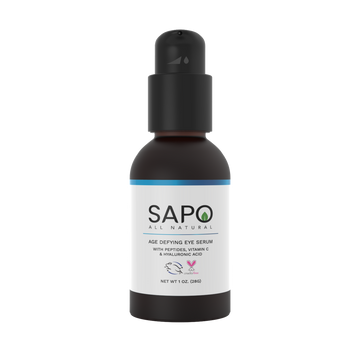 Sapo All Natural Eye Serum with Chamomile Flower, Citrus Oil, Peptides