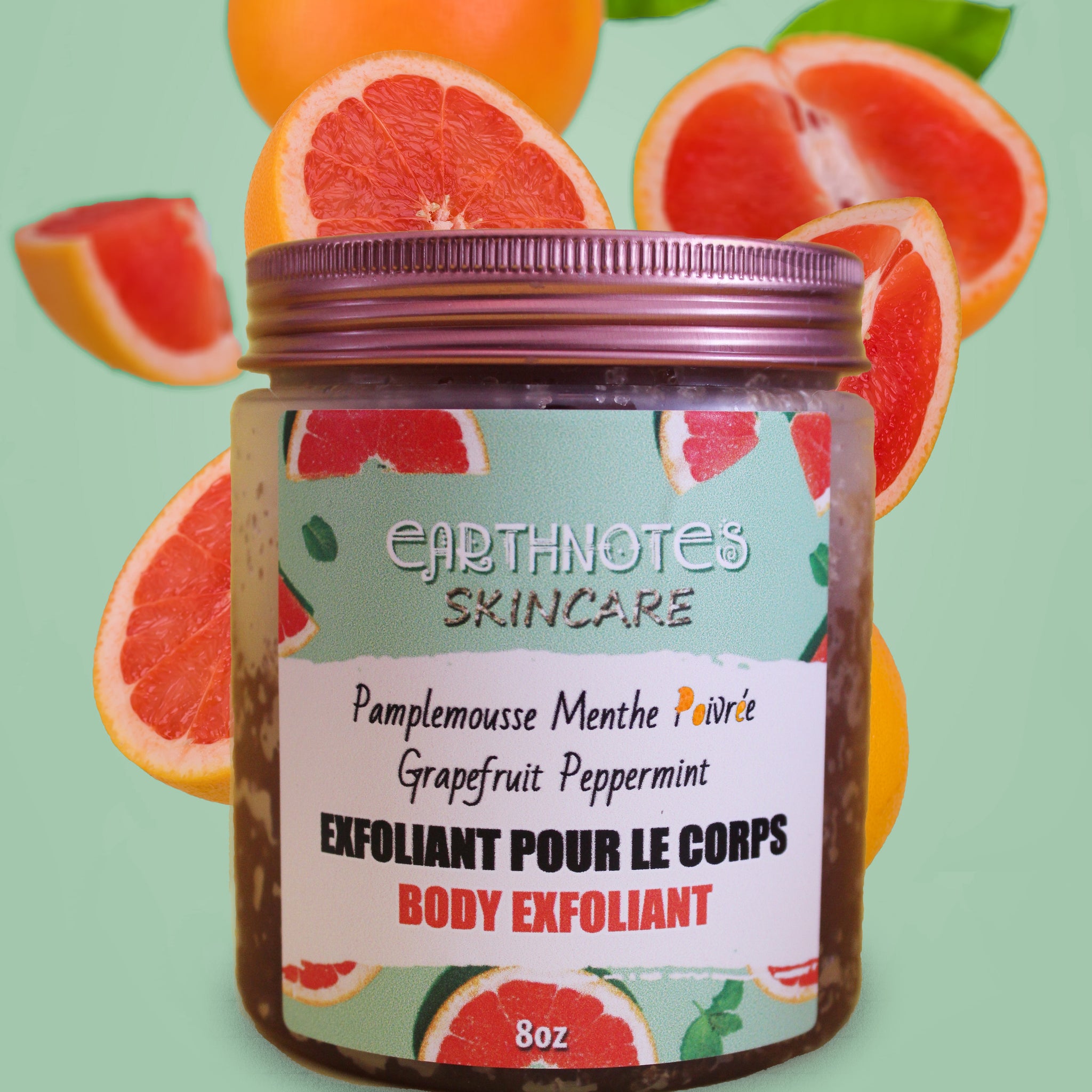 Grapefruit Peppermint Body Exfoliant