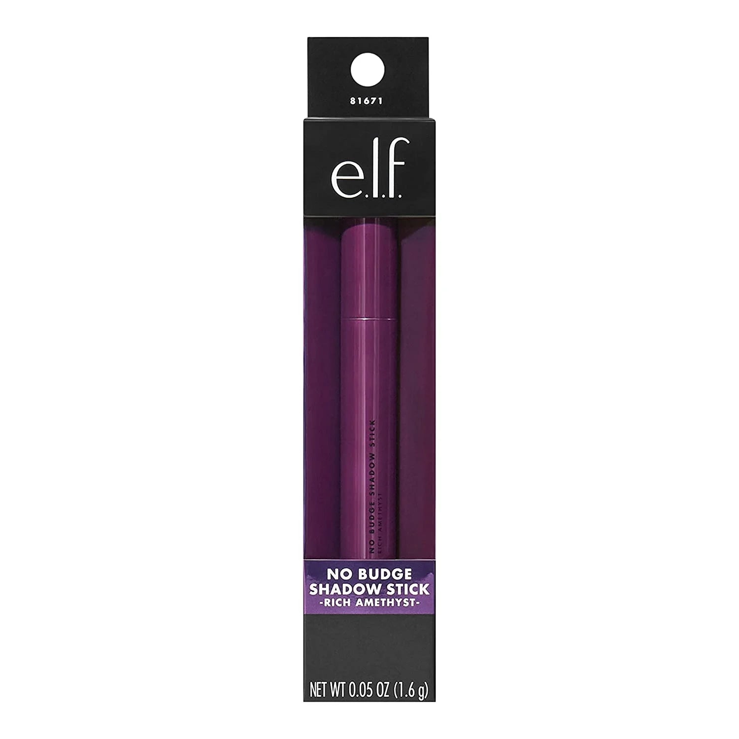 E.L.F. No Budge Shadow Stick, Rich Amethyst, 0.05Oz