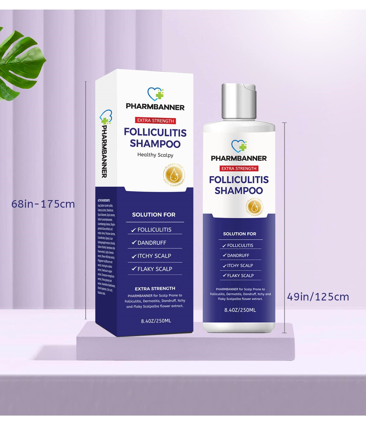 Folliculitis Shampoo Seborrheic Dermatitis Shampoo anti Dandruff Shampoo Anti...