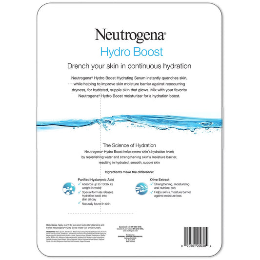 Hydro Boost Hydrating Serum, 1 Fl Oz (2 Pack) (Bundle)