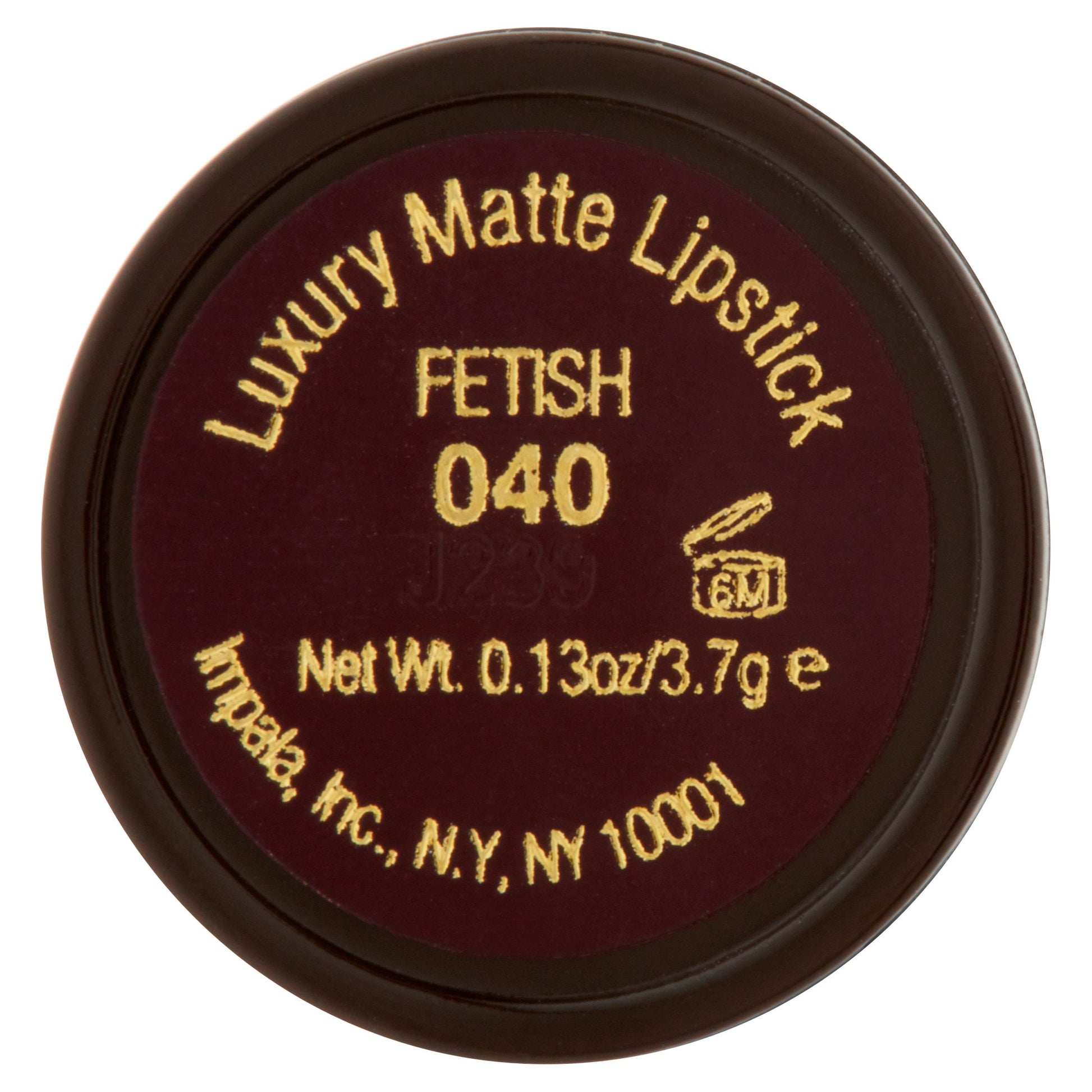 Luxury Matte Lipstick, Fetish