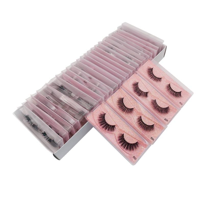 10/20/50/100 PCS Mink Eyelashes Wholesale Natural Lashes Makeup Wispy