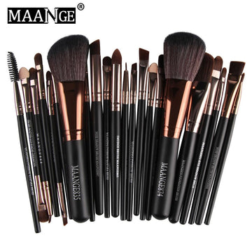 MAANGE Brand Professional 22pcs Cosmetic Makeup Brushes Set Blusher